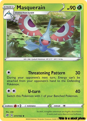 Uncommon Masquerain [011/192 Lightly Played ]