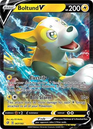 Ultra Rare Boltund V [067/192 Near Mint ]