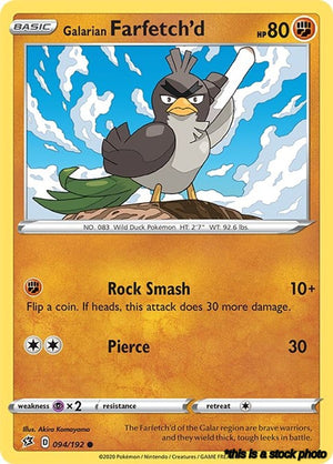 Common Galarian Farfetch'd [094/192 Near Mint ]