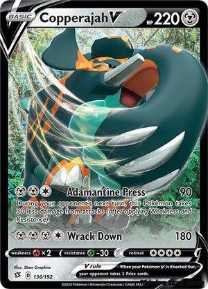 Ultra Rare Copperajah V [136/192 Lightly Played ]