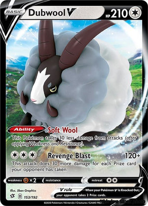 Holofoil Dubwool V [153/192 Near Mint ]
