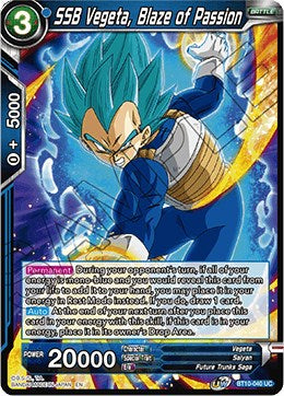 BT10-040 SSB Vegeta, Blaze of Passion