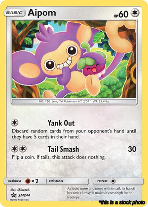 SM244 Aipom Promo Normal