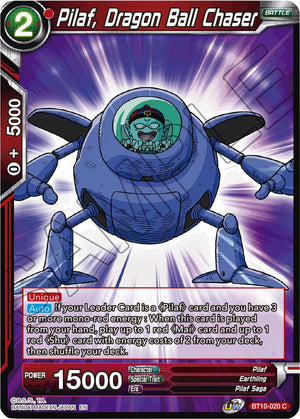 BT10-020 Pilaf, Dragon Ball Chaser