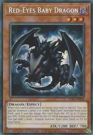 Limited Red-Eyes Baby Dragon [LDS1-EN010 Near Mint] Secret Rare