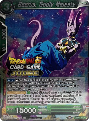 Beerus, Godly Majesty [BT8-053]