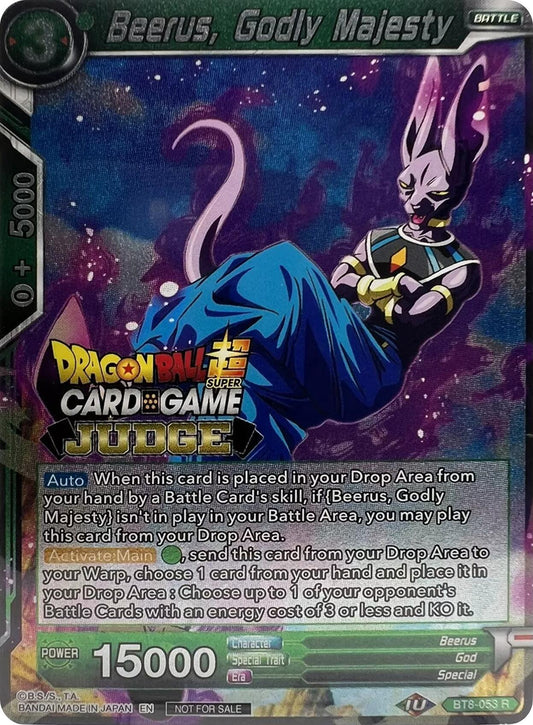Beerus, Godly Majesty