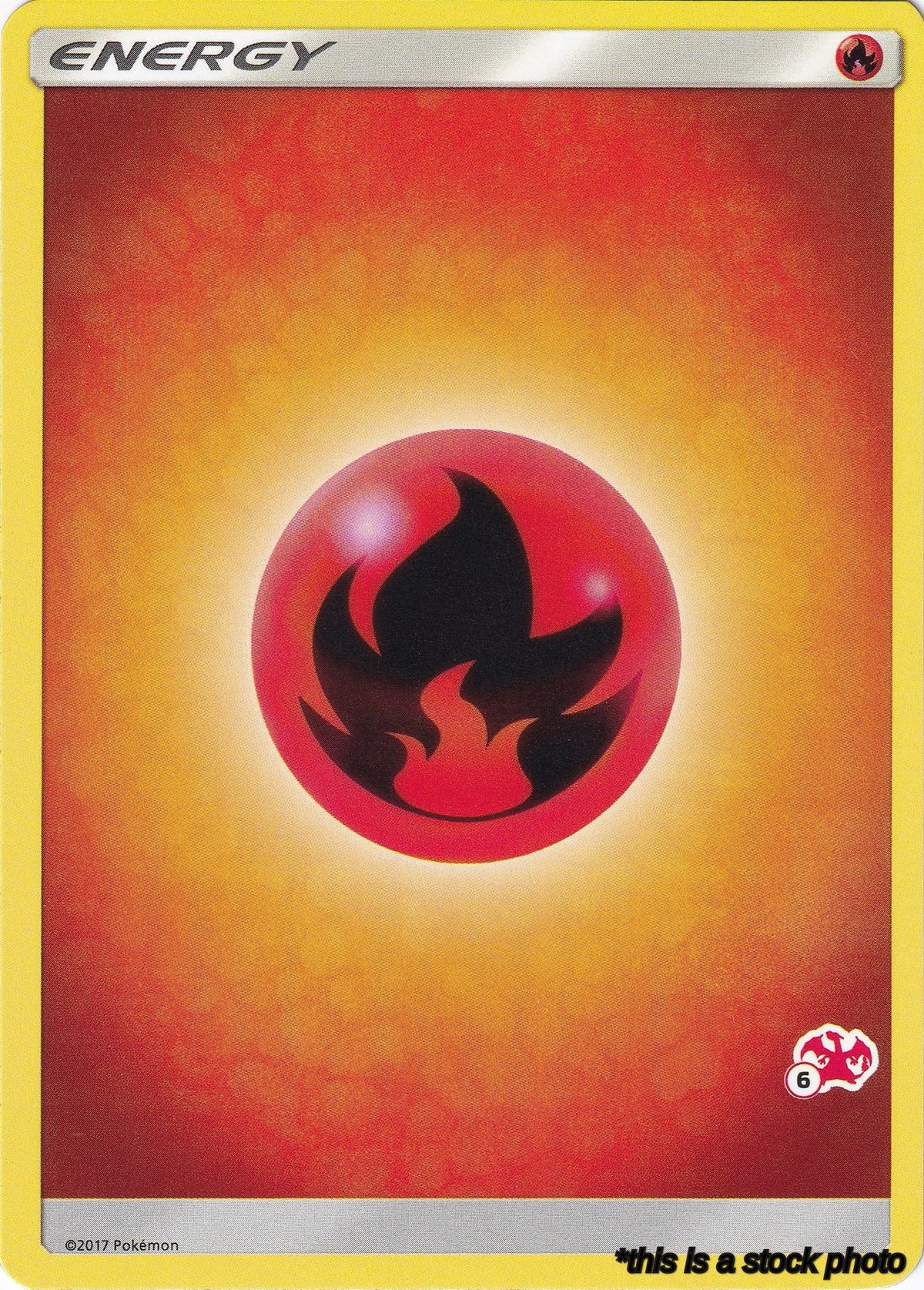 Fire Energy (#6 Charizard Stamped)