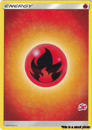 22 Fire Energy (#22 Charizard Stamped) Promo Normal Near Mint