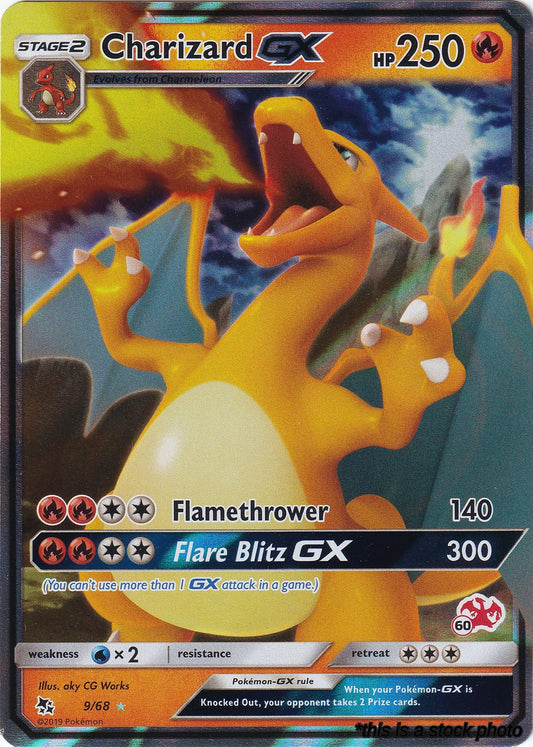 Charizard GX - 9/68 (#60 Charizard Stamped)