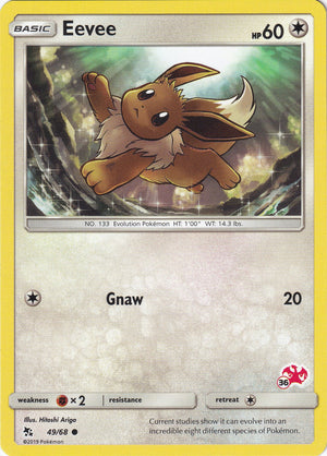 Promo Eevee - 49/68 (#36 Charizard Stamped) [049/068 Near Mint ]