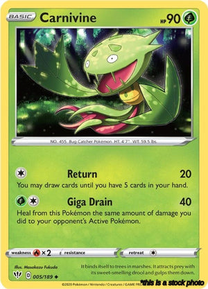 005/189 Carnivine Uncommon Normal
