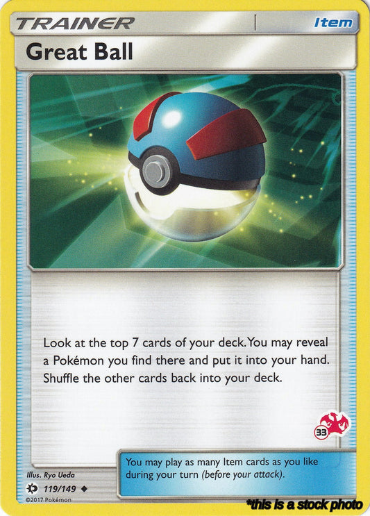 Promo Great Ball - 119/149 (#33 Charizard Stamped) [119/149 Heavily Played ]