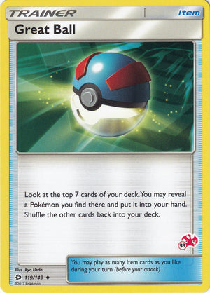 Promo Great Ball - 119/149 (#33 Charizard Stamped) [119/149 Lightly Played ]