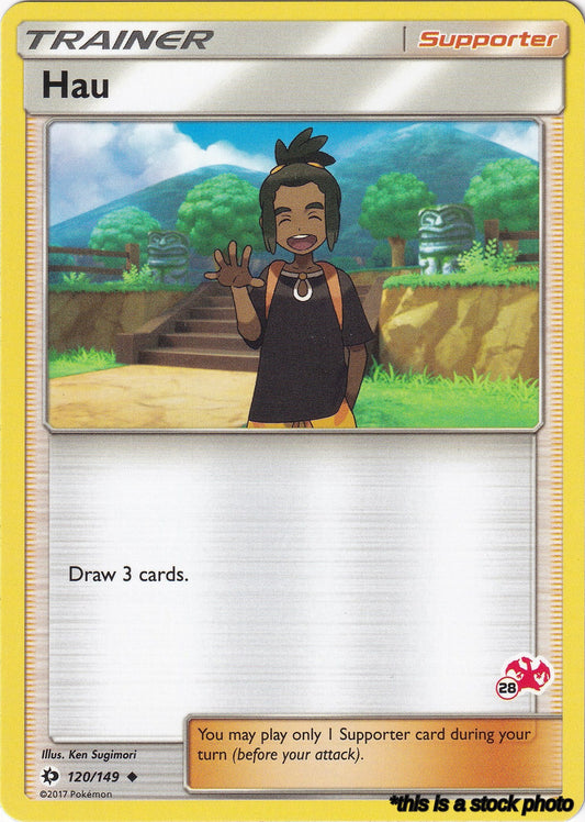 Hau - 120/149 (#28 Charizard Stamped)
