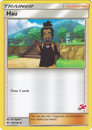 Promo Hau - 120/149 (#28 Charizard Stamped) [120/149 Heavily Played ]