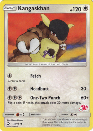 Promo Kangaskhan - 55/70 (#4 Charizard Stamped) [055/070 Near Mint ]