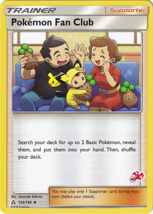 Promo Fan Club - 133/156 (#45 Charizard Stamped) [133/156 Lightly Played ]