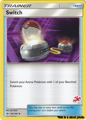 Promo Switch - 132/149 (#40 Charizard Stamped) [132/149 Lightly Played ]