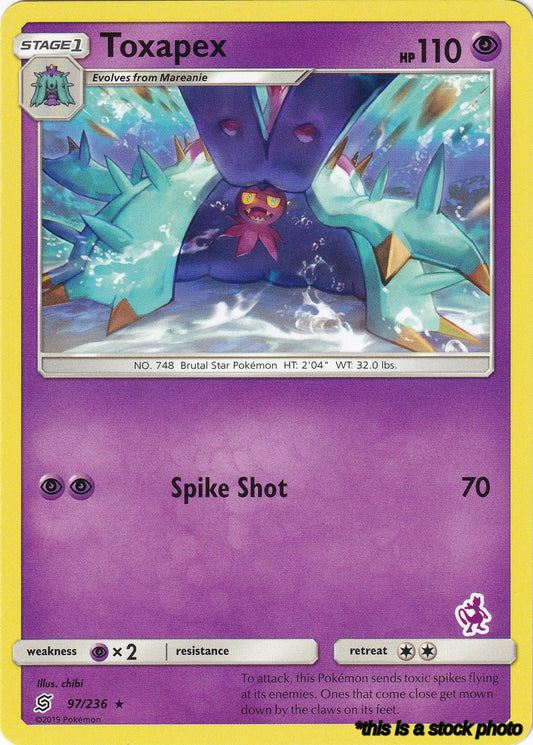 Toxapex - 97/236 (Mewtwo Stamped)