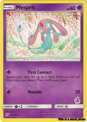 Normal Mesprit - 84/236 (Mewtwo Stamped) [084/236 Near Mint ]