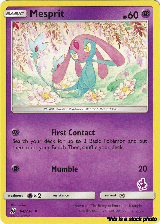 Mesprit - 84/236 (Mewtwo Stamped)
