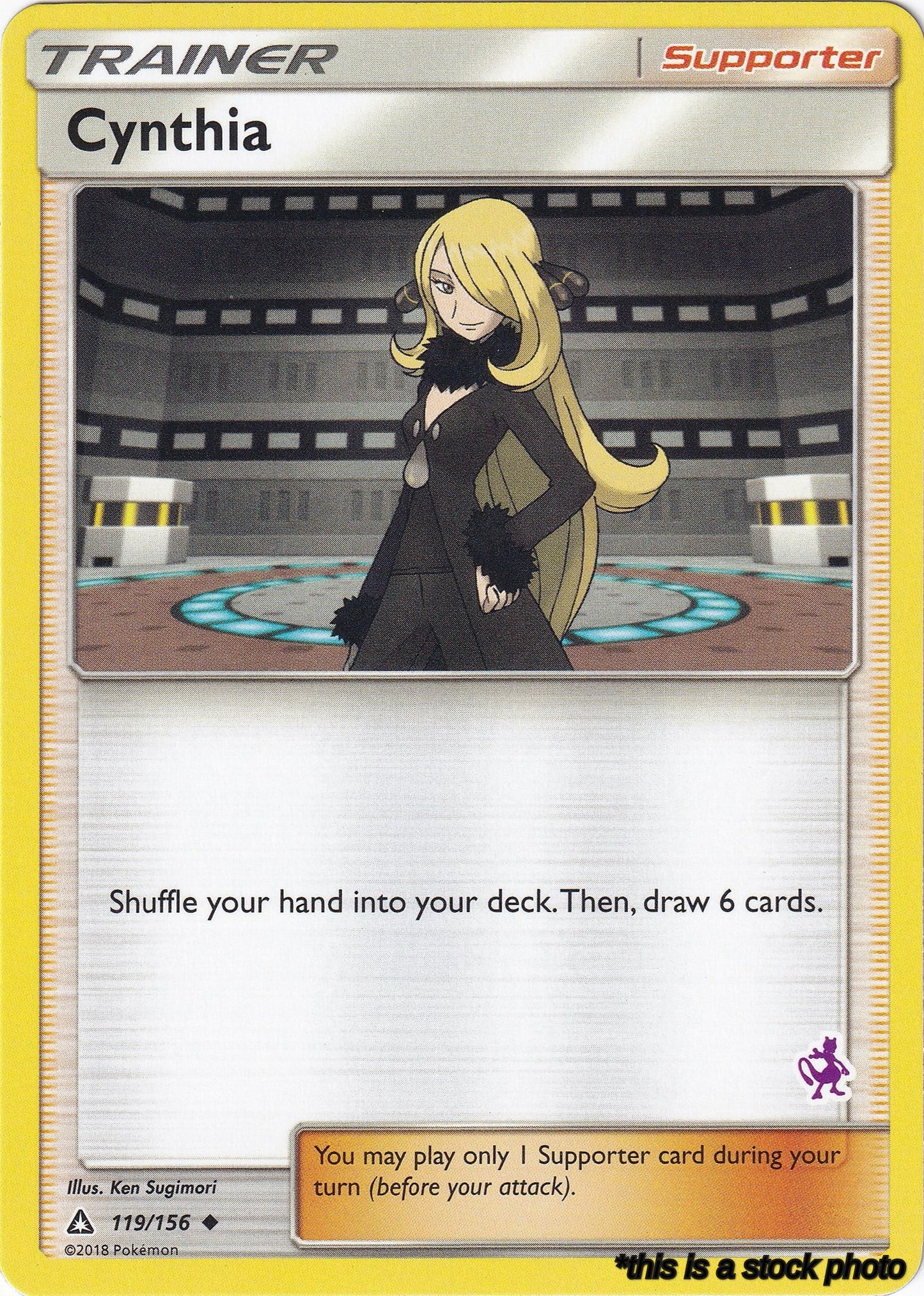 Promo Cynthia - 119/156 (Mewtwo Stamped) [119/156 Near Mint ]