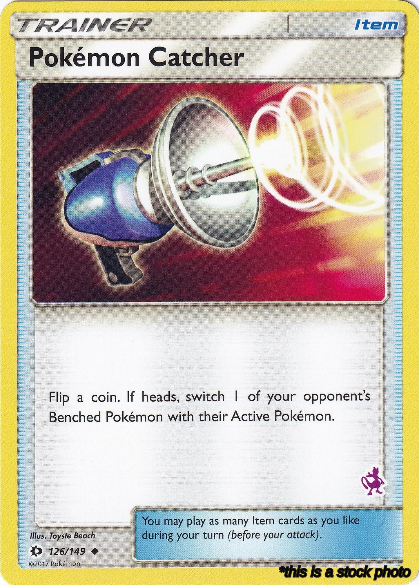 Pokemon Catcher - 126/149 (Mewtwo Stamped)