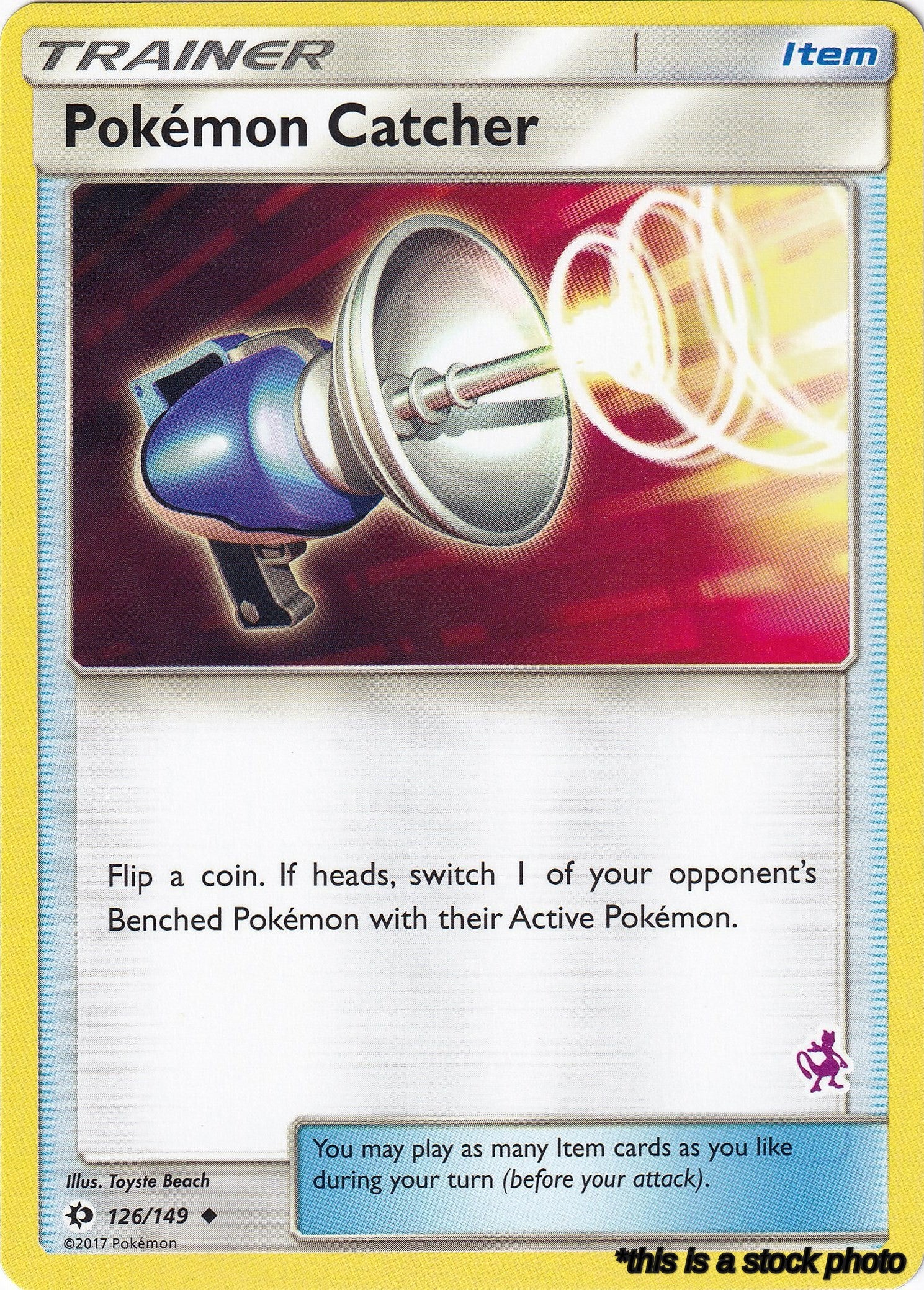 Pokemon Catcher - 126/149 (Mewtwo Stamped)