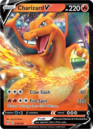 Ultra Rare Charizard V [019/189 Near Mint ]