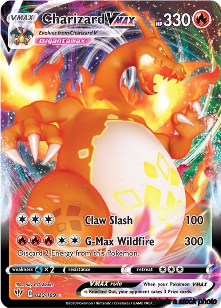 020/189 Charizard VMAX Ultra Rare Holofoil