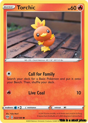 Common Torchic [022/189 Lightly Played ]
