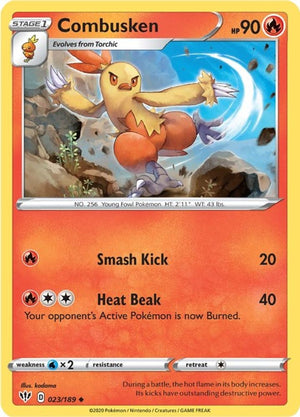Uncommon Combusken [023/189 Lightly Played ]