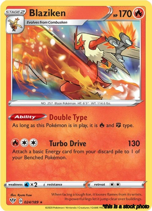 Holofoil Blaziken [024/189 Near Mint ]