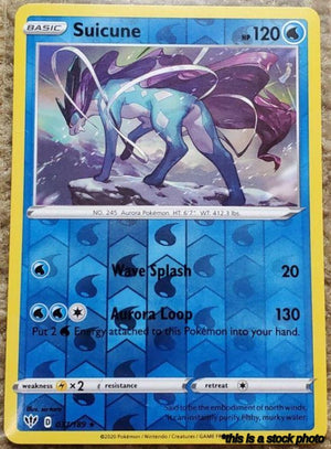 037/189 Suicune Holo Rare Reverse Holofoil