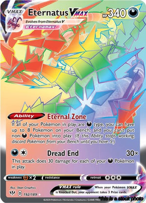 192/189 Eternatus VMAX (Secret) Secret Rare Holofoil