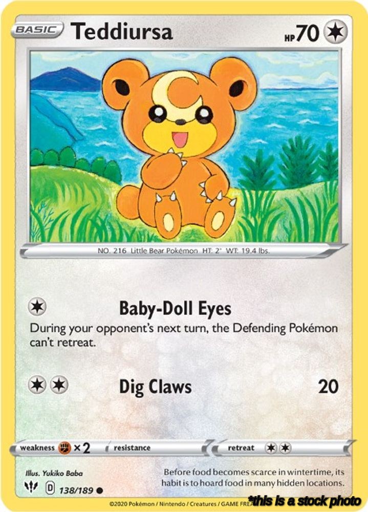 138/189 Teddiursa Common Normal