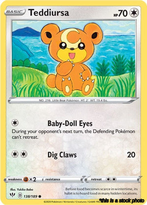 138/189 Teddiursa Common Normal