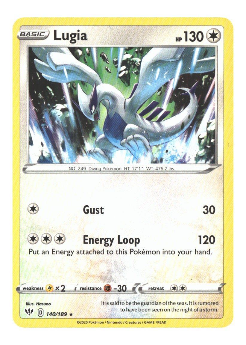 140/189 Lugia Rare Normal