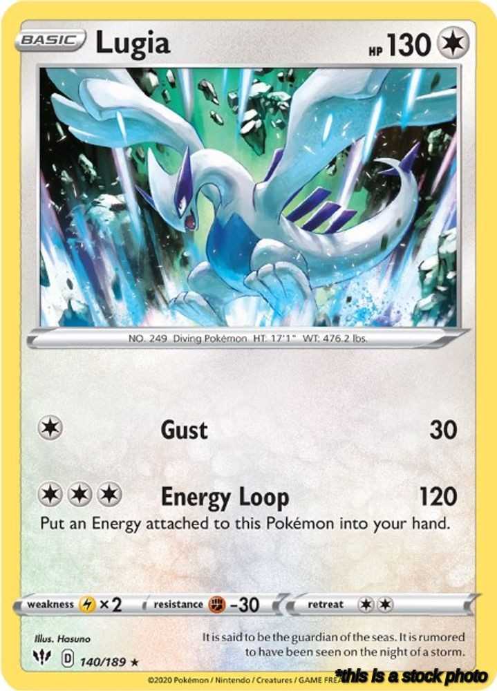 140/189 Lugia Rare Reverse Holofoil