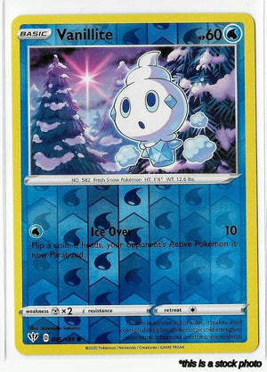 Reverse Holofoil Vanillite [045/189 Near Mint ]