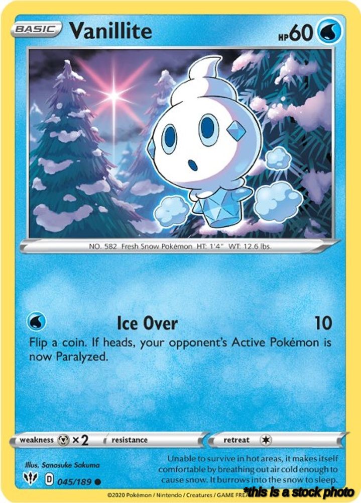 Normal Vanillite [045/189 Lightly Played ]