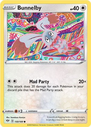 Common Bunnelby [150/189 Lightly Played ]