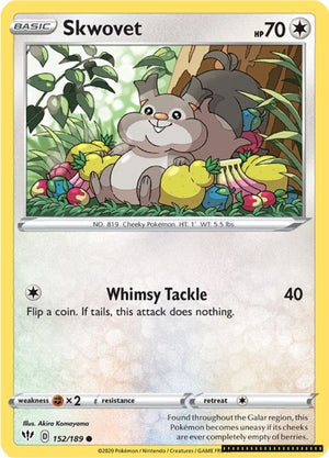 Common Skwovet [152/189 Lightly Played ]