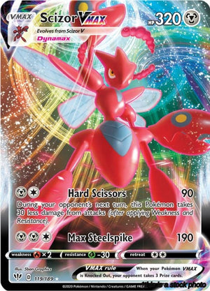 Holofoil Scizor VMAX [119/189 Near Mint ]