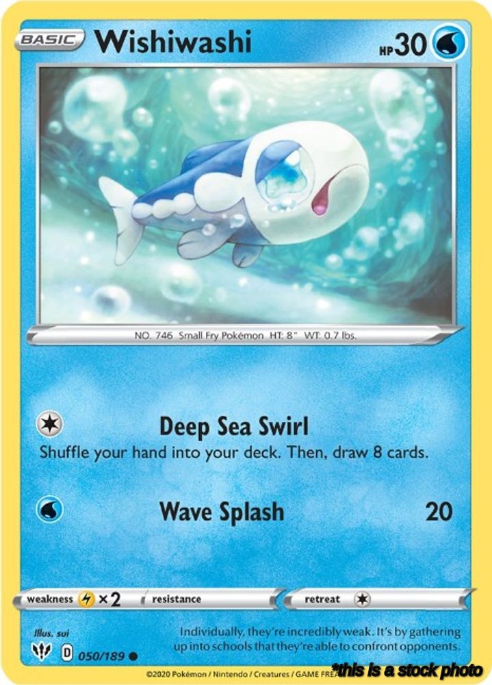 Normal Wishiwashi [050/189 Near Mint ]