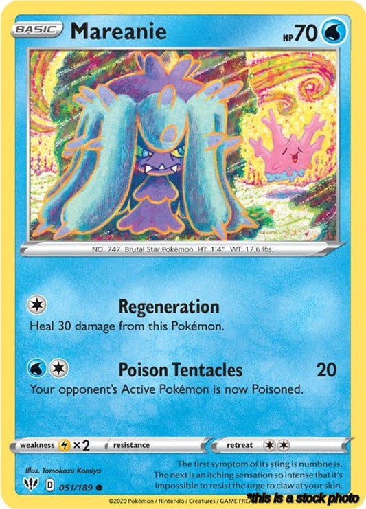 Normal Mareanie [051/189 Lightly Played ]