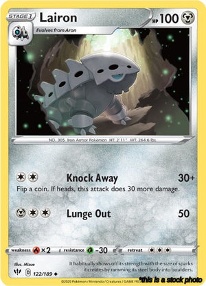 Reverse Holofoil Lairon [122/189 Near Mint ]