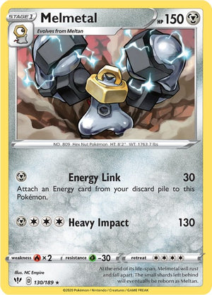 Rare Melmetal [130/189 Near Mint ]