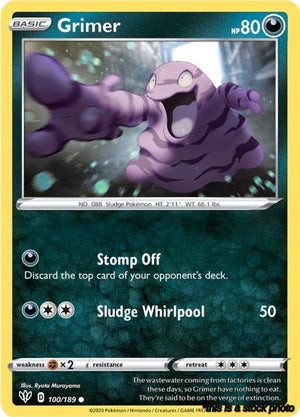 Common Grimer [100/189 Lightly Played ]